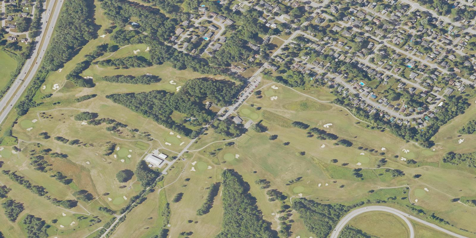 Satellite view of Bangor Municipal Golf Course