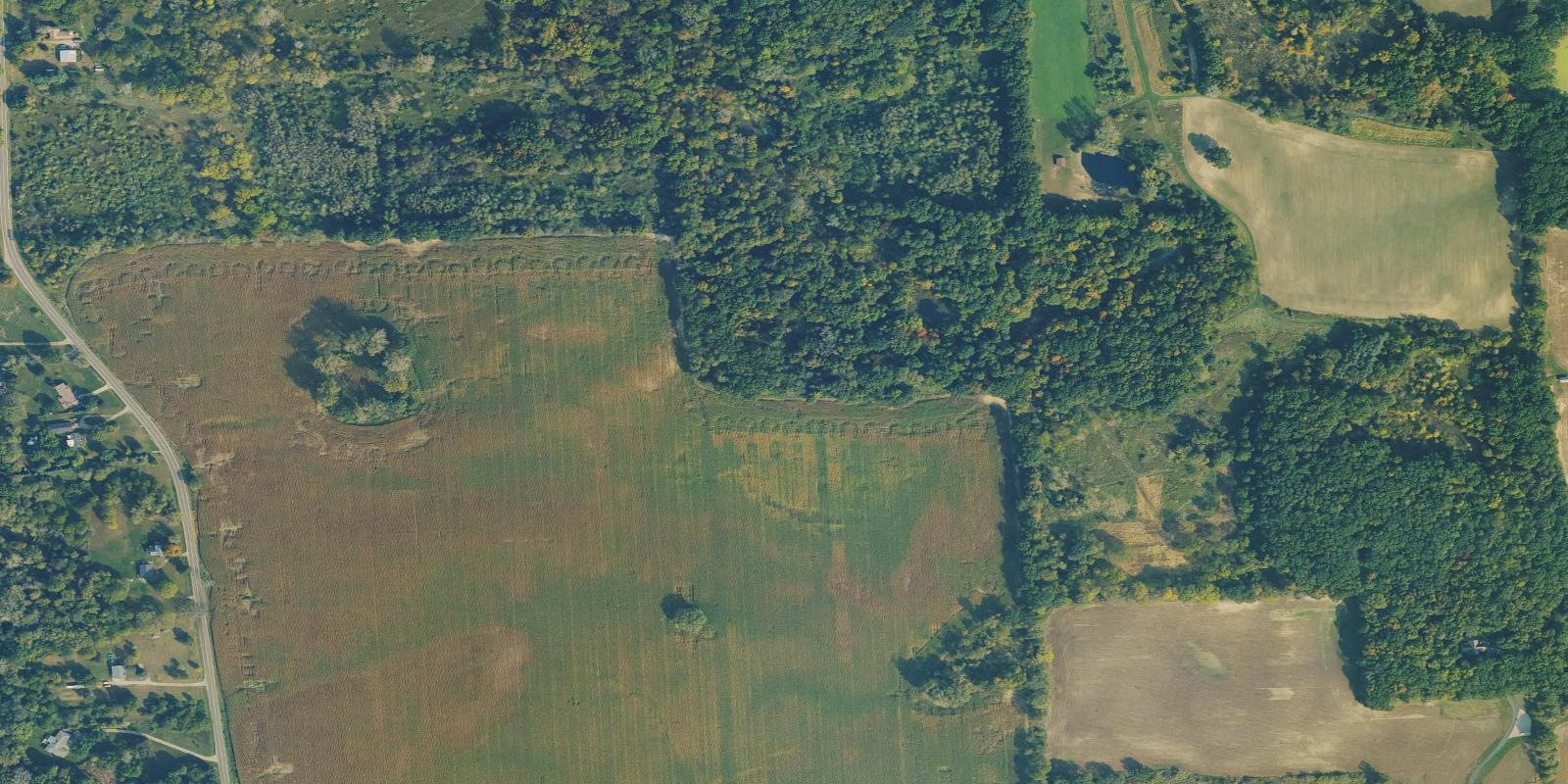 Satellite view of Barker Lake Golf Course