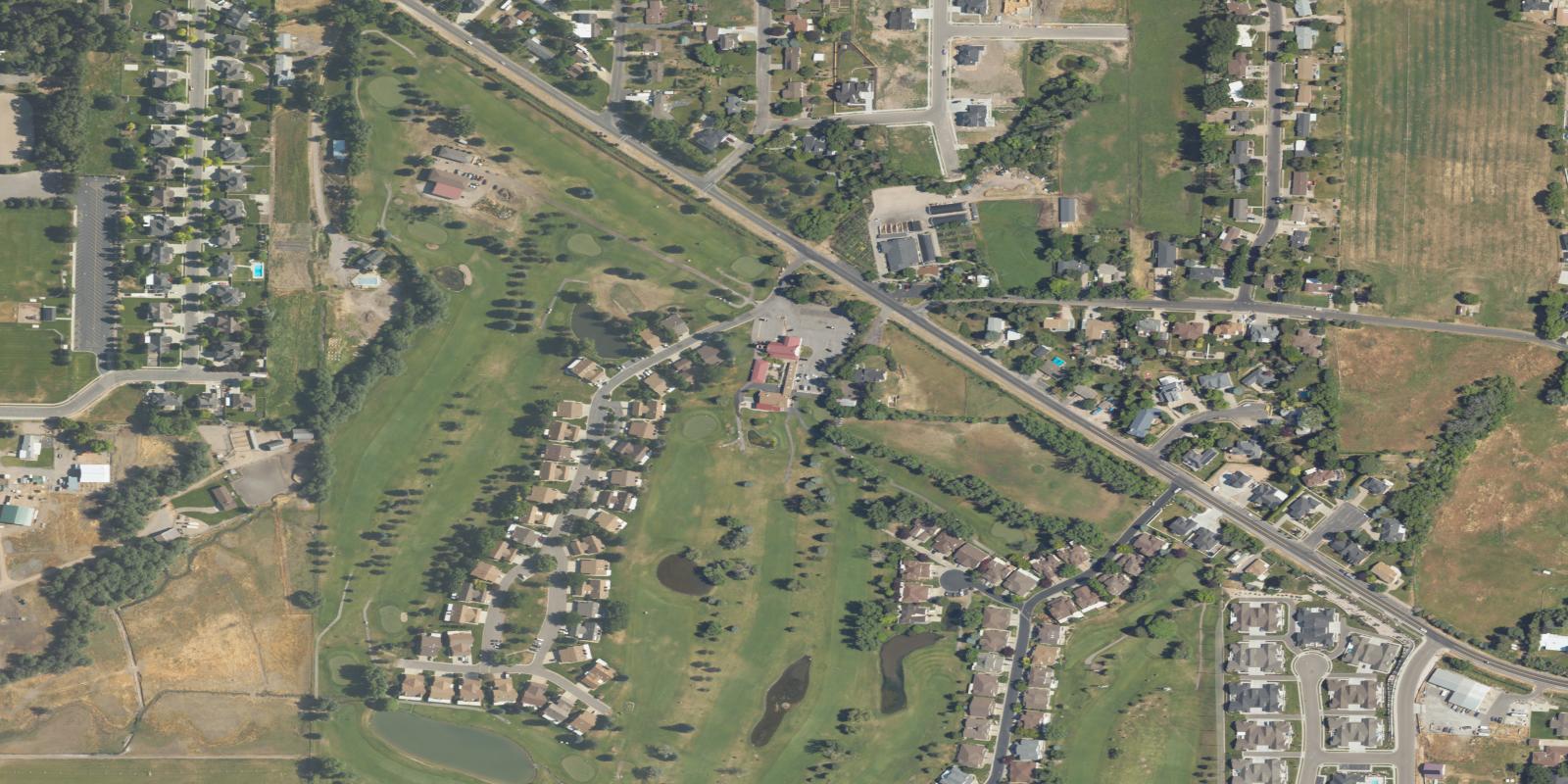 Satellite view of Barn