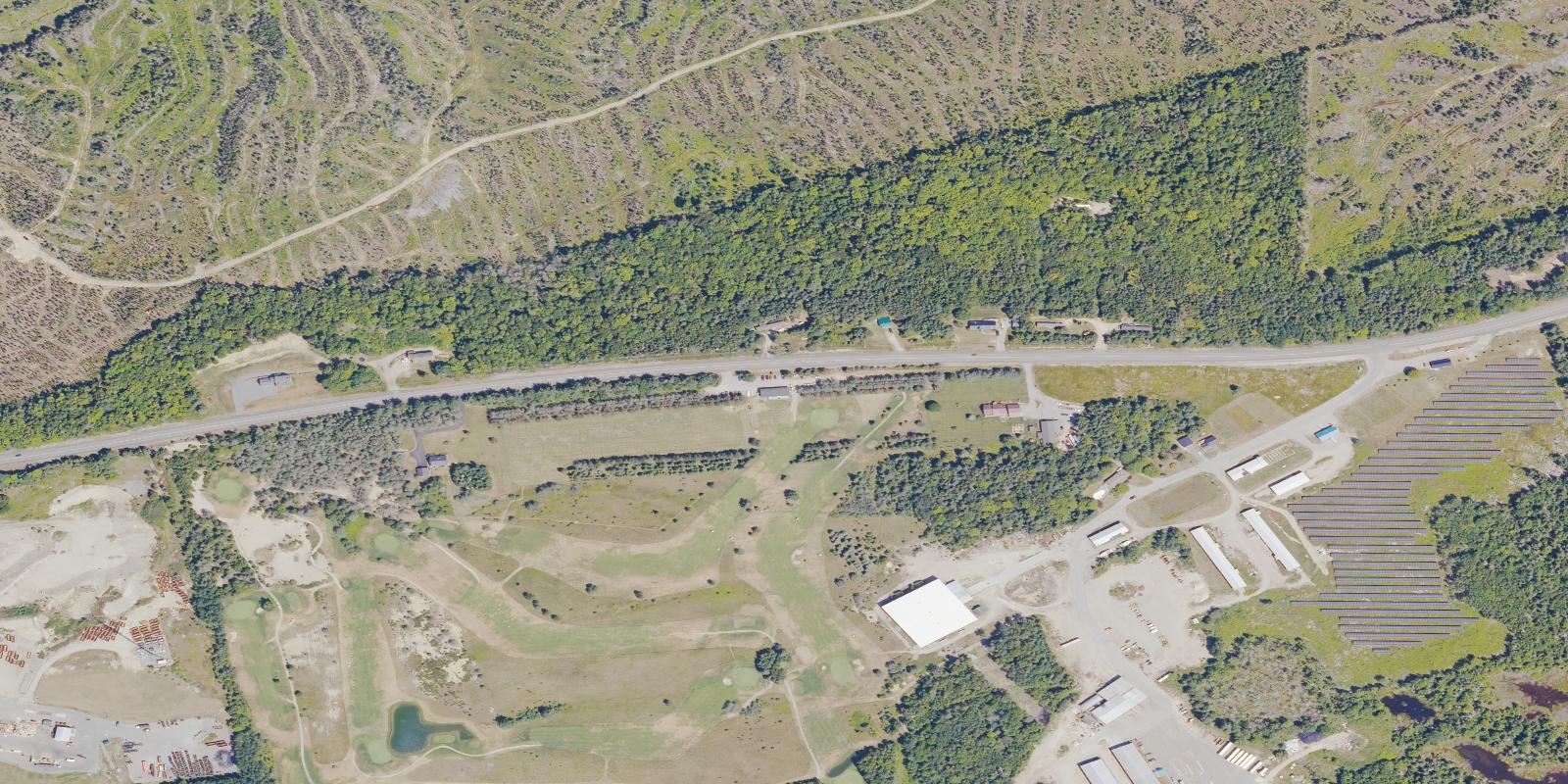 Satellite view of Barren View Golf Course