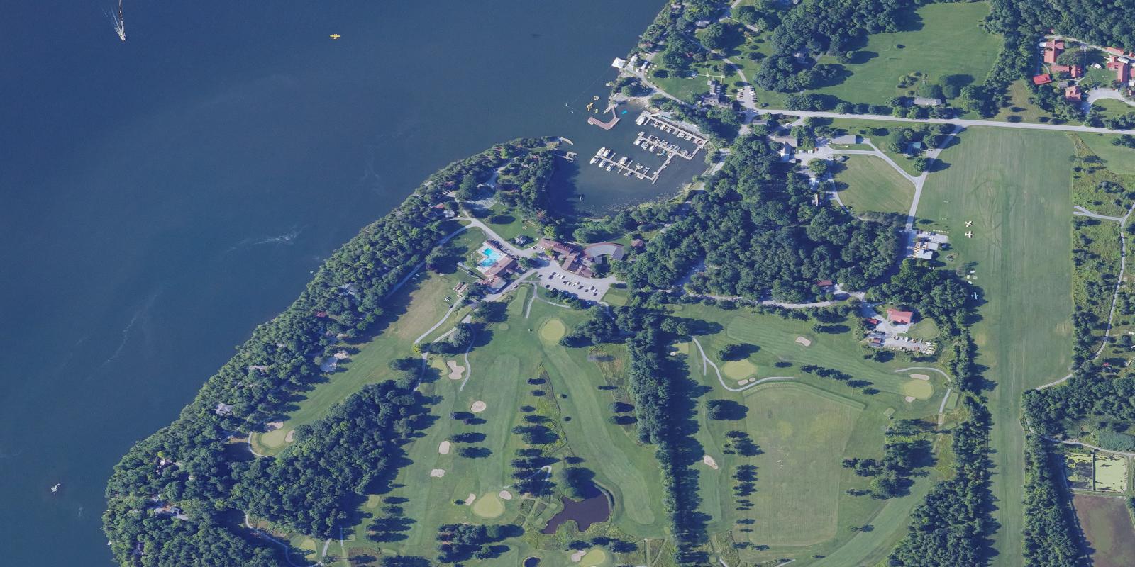 Satellite view of Basin Harbor Club