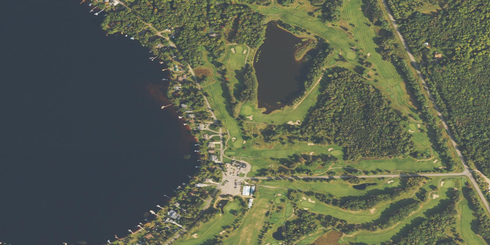 Satellite view of Bass Lake Golf Course