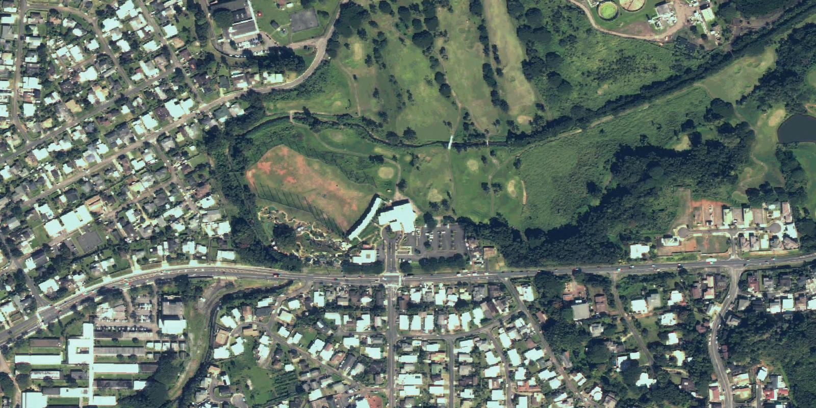 Satellite view of Bay View Golf Course