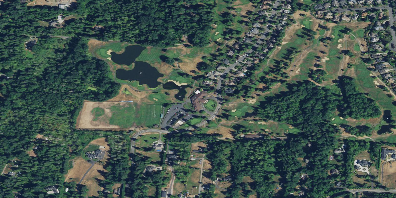 Satellite view of Bear Creek Country Club
