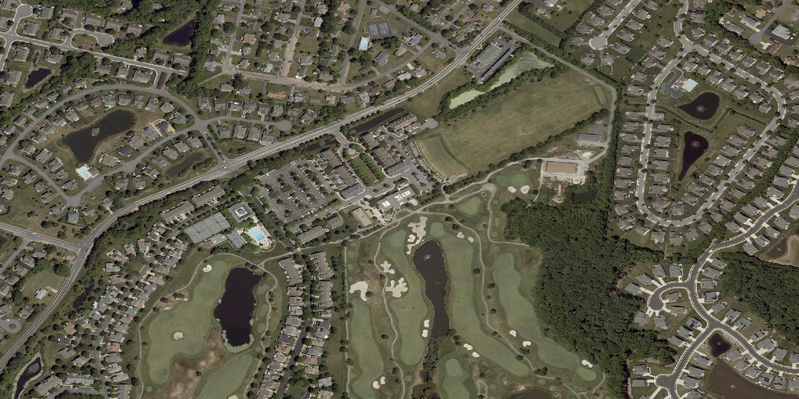 Satellite view of Bear Trap Dunes Golf Club Grizzly Kodiak Course