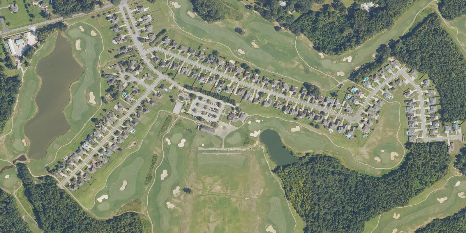 Satellite view of Beaver Creek Golf Course