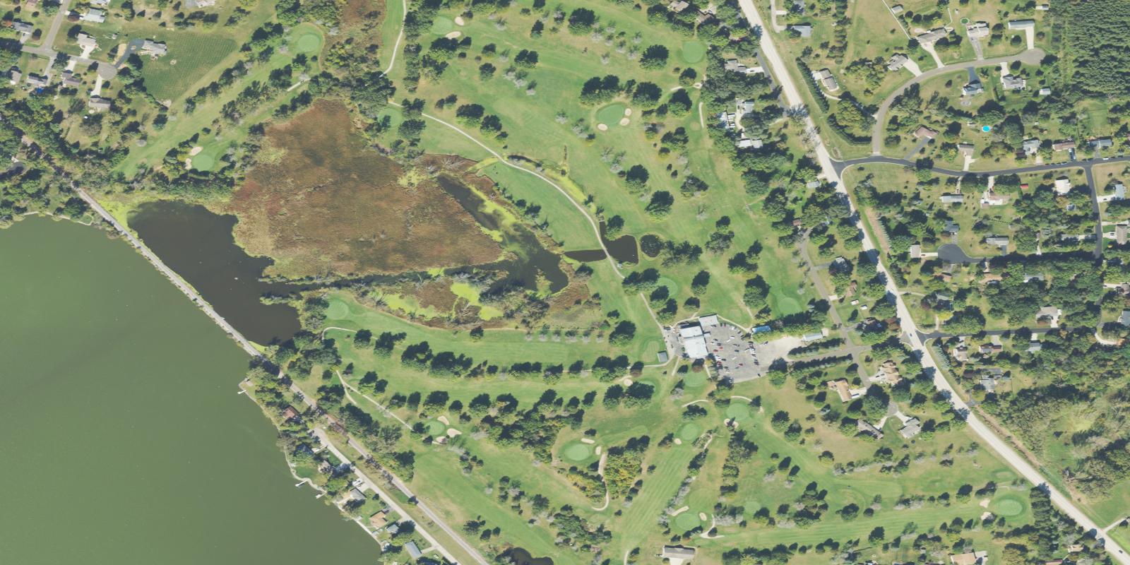 Satellite view of Beaver Dam Country Club