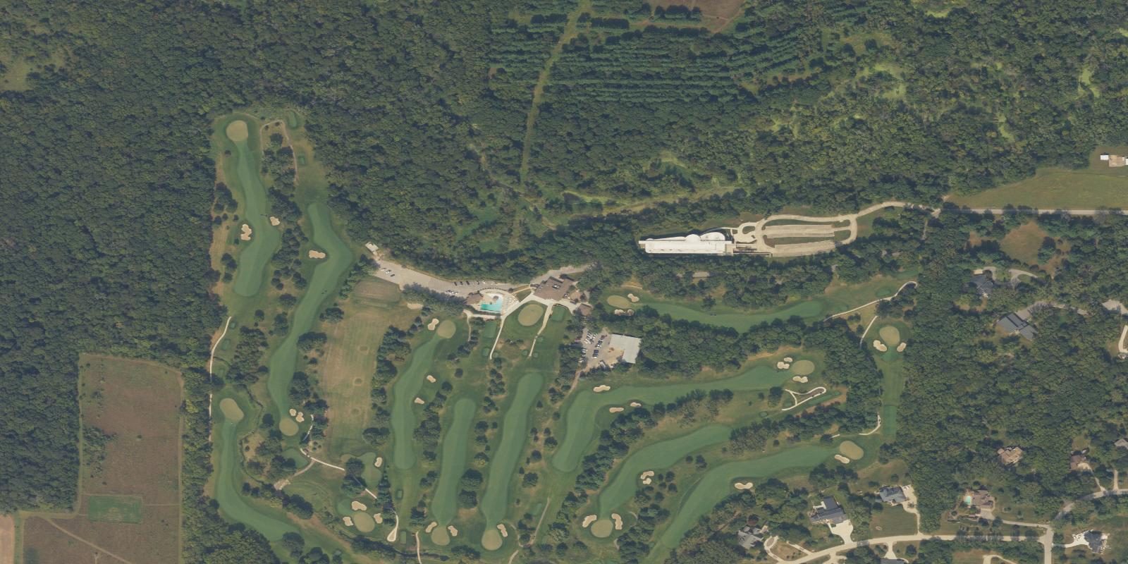 Satellite view of Beaver Hills Country Club