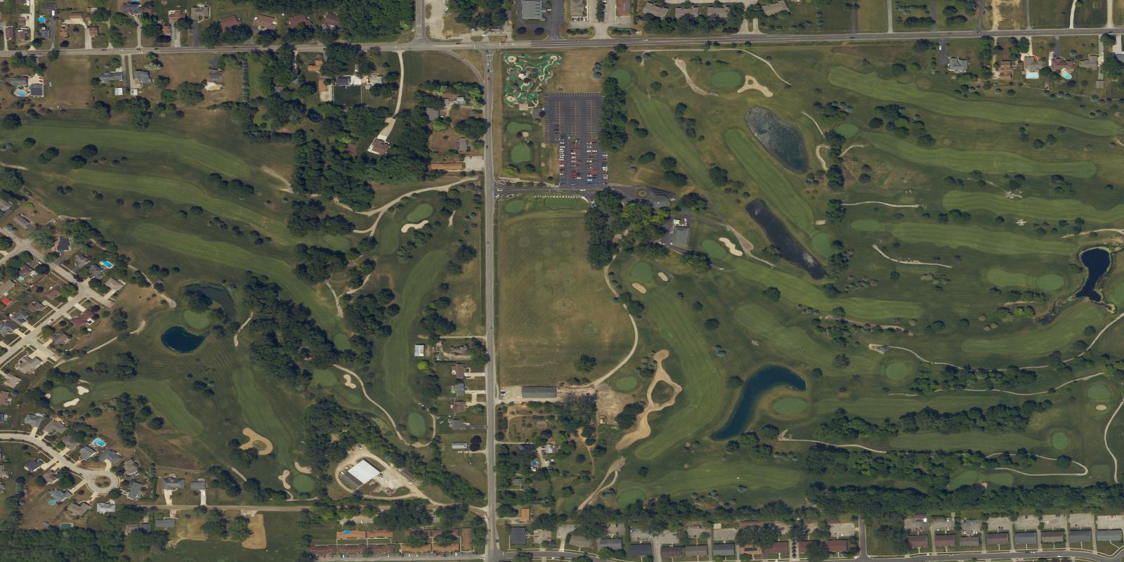 Satellite view of Bedford Hills Golf Club