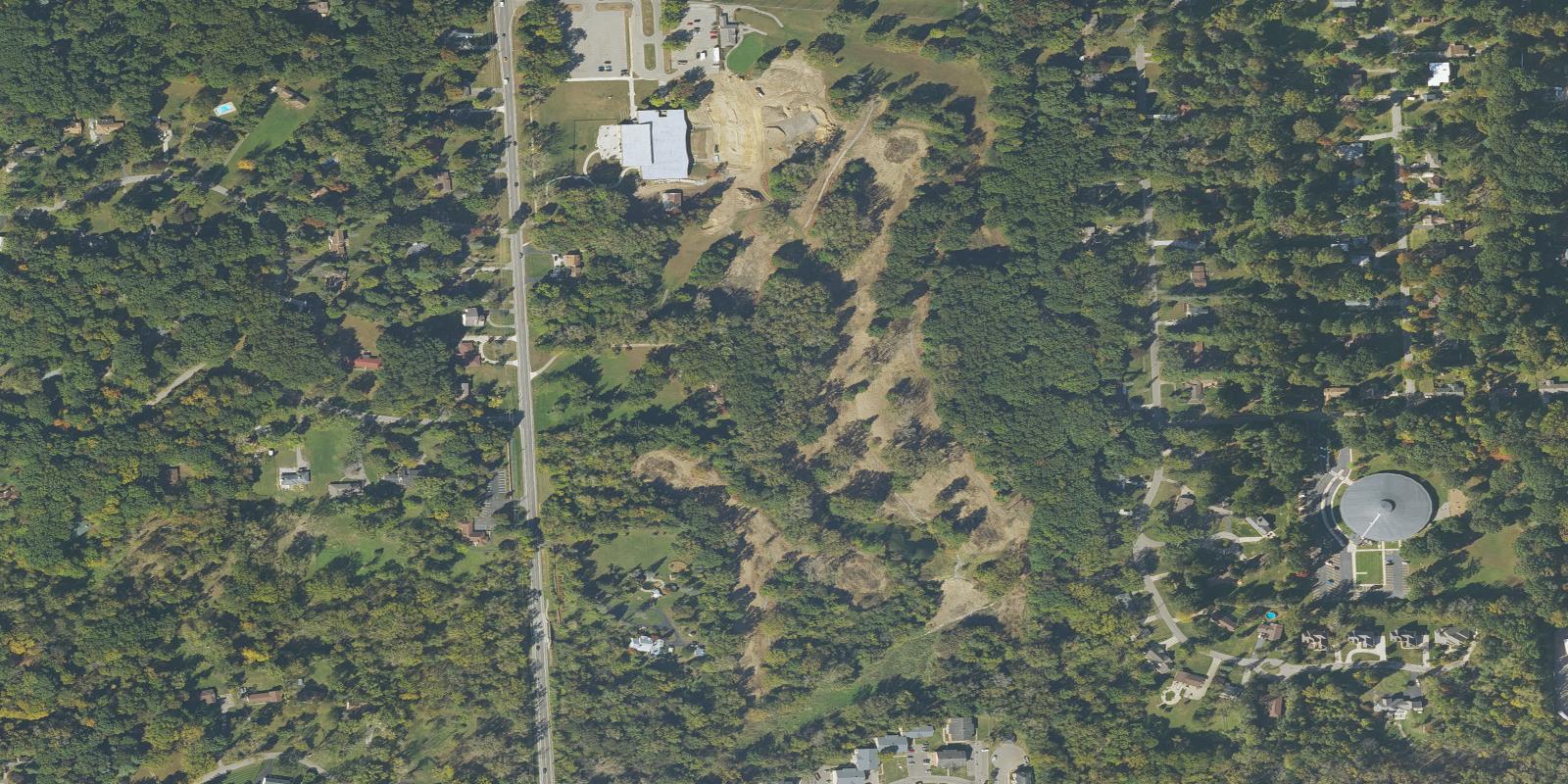 Satellite view of Beech Woods Golf Course
