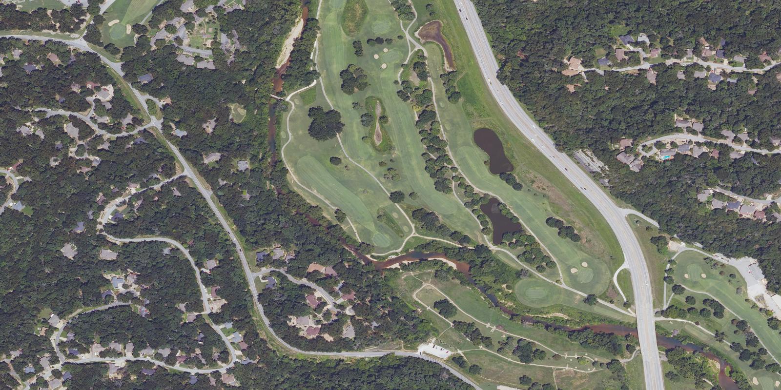 Satellite view of Bella Vista Country Club Berksdale Course