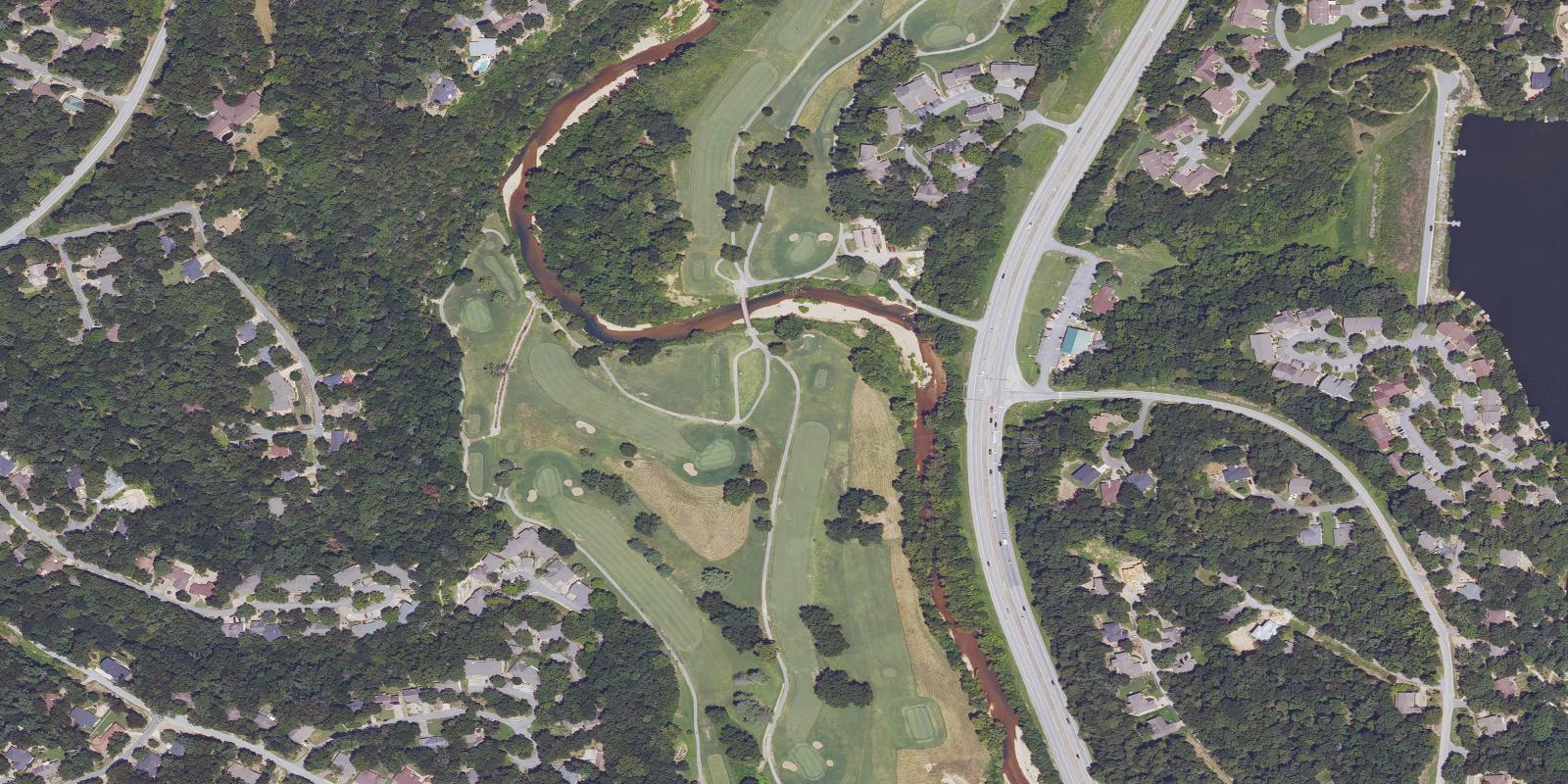 Satellite view of Bella Vista Country Club Kingswood Course