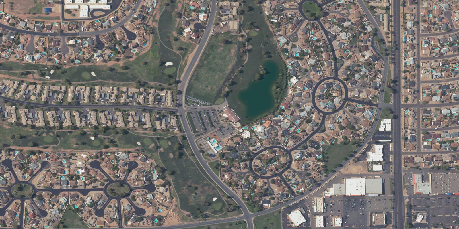 Satellite view of Bellair Golf Park