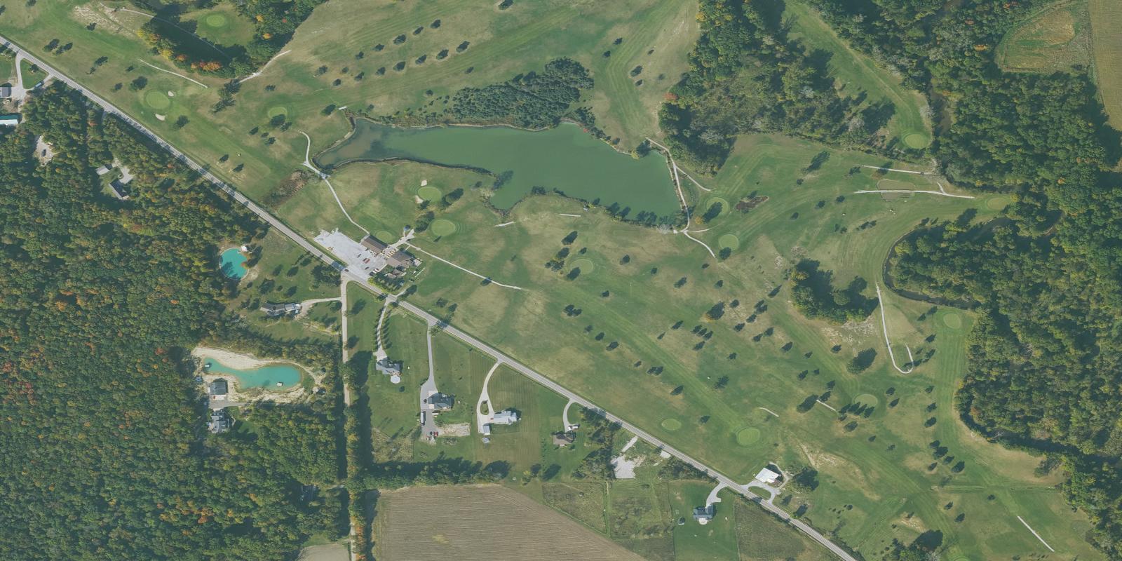 Satellite view of Belle River Golf and Country Club