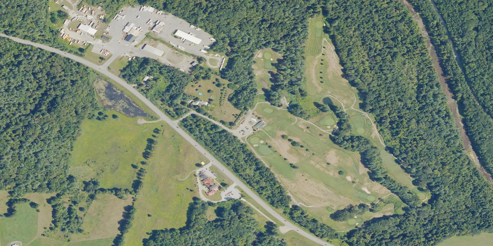 Satellite view of Bellows Falls Country Club