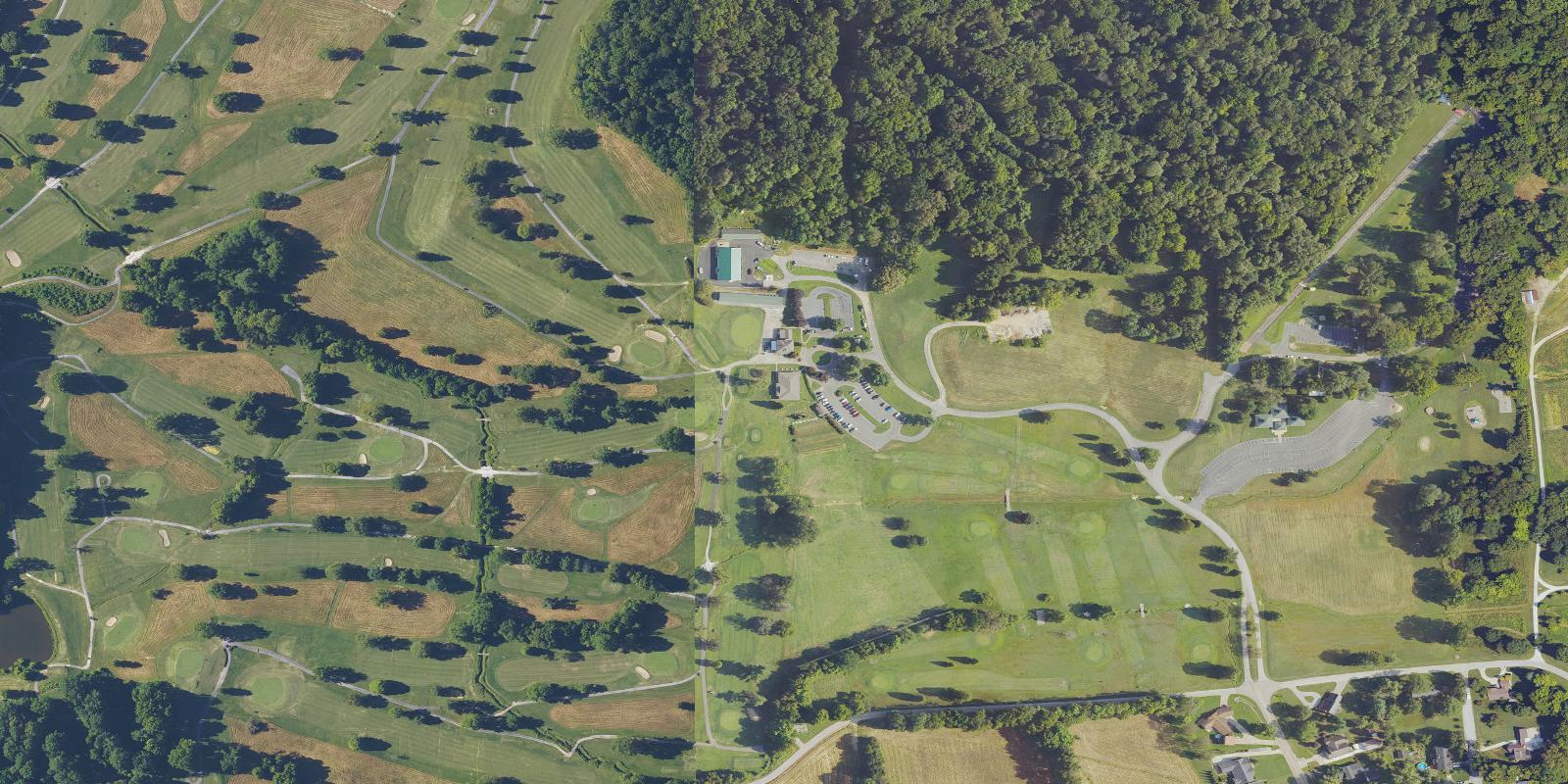 Satellite view of Ben Hawes State Park Golf Course