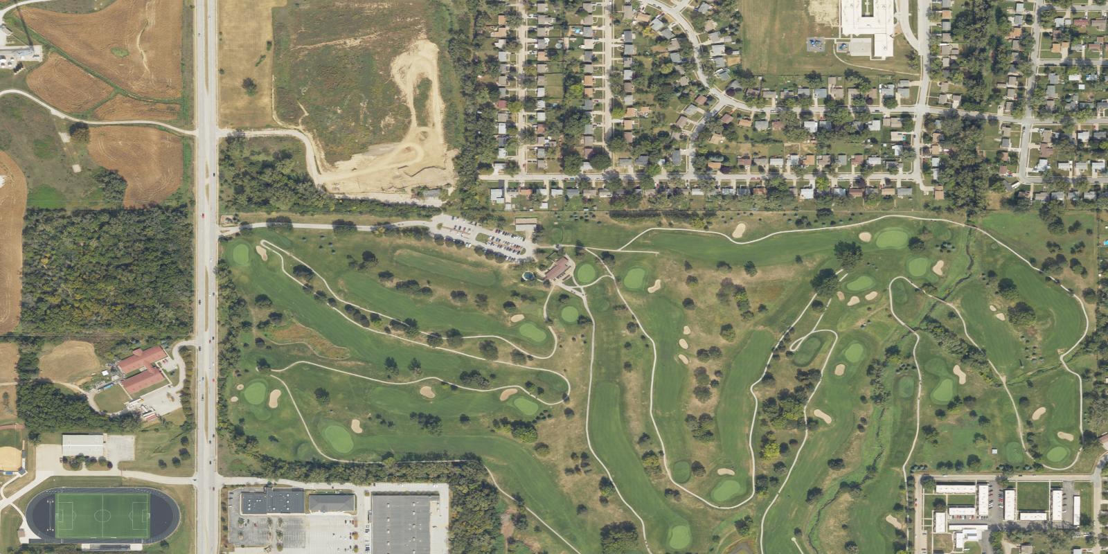 Satellite view of Benson Park Golf Course