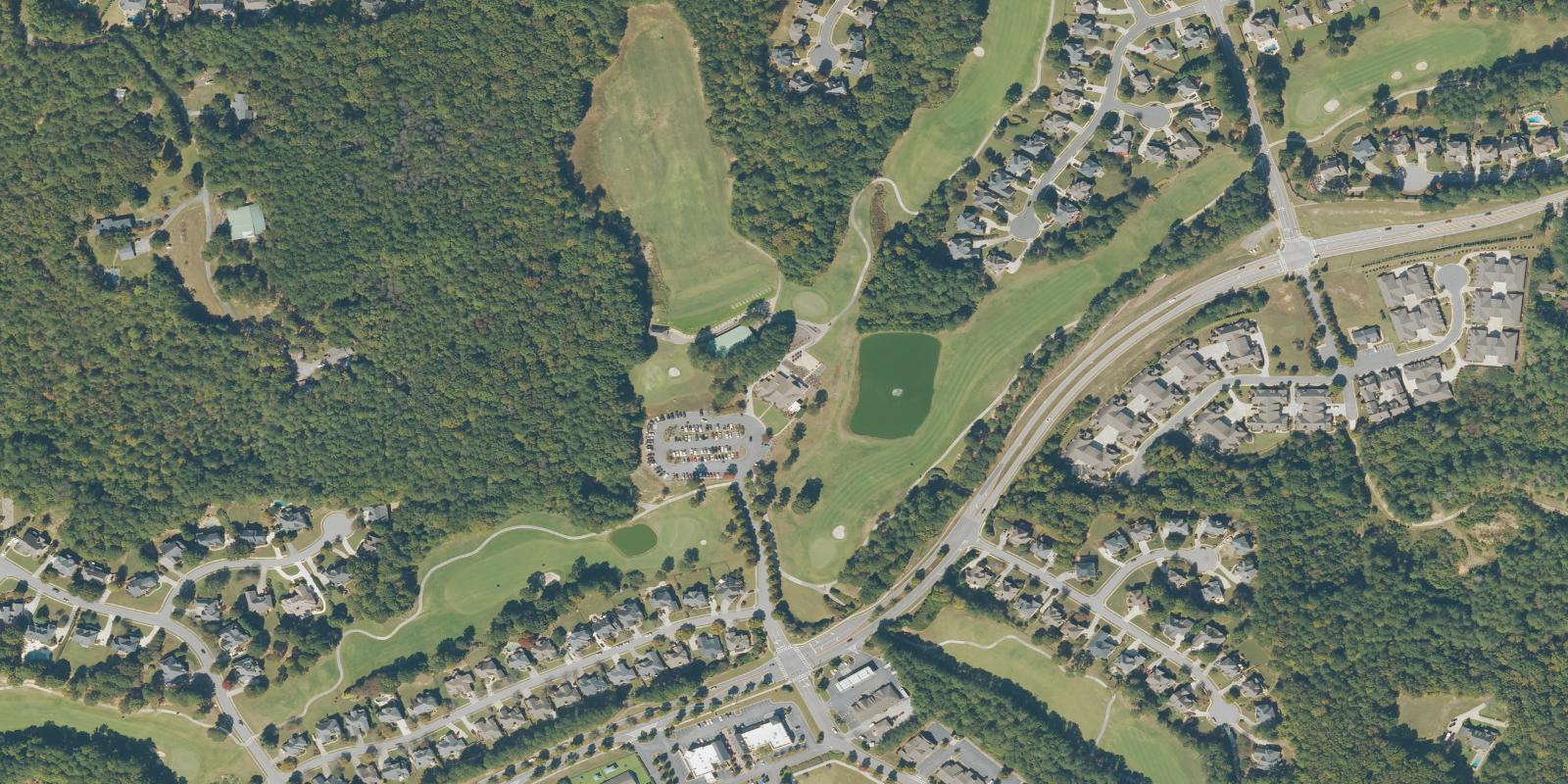 Satellite view of Bentwater Golf Club