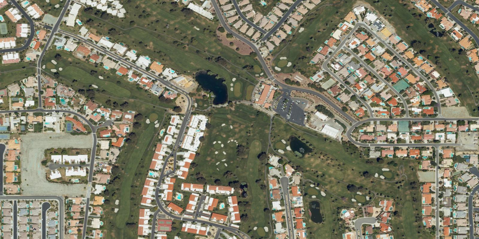 Satellite view of Bermuda Dunes Country Club