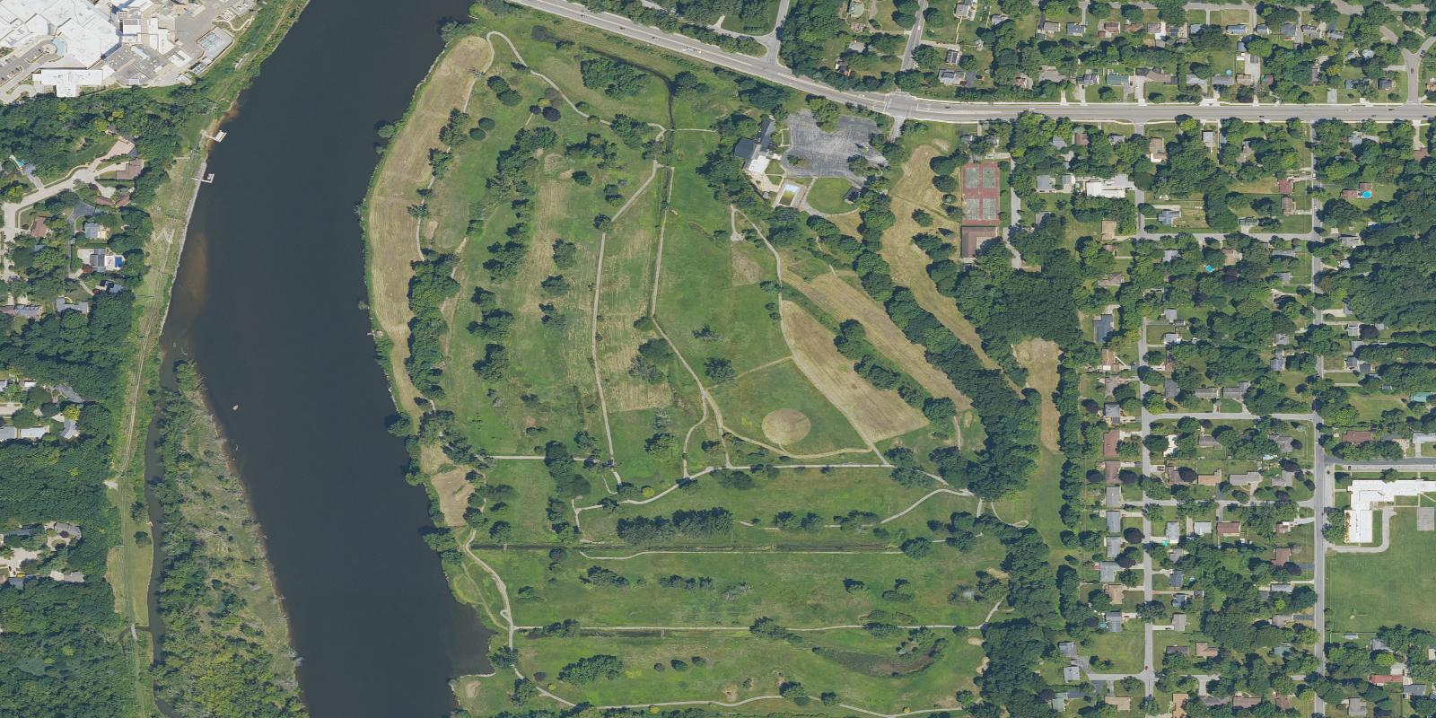 Satellite view of Berrien Hills Golf Club