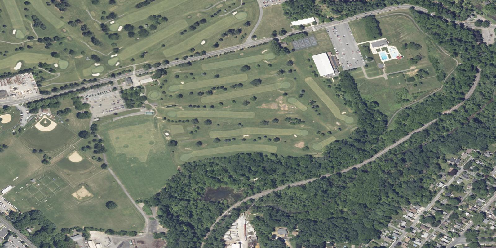 Satellite view of Bethlehem Golf Club Executive Nine