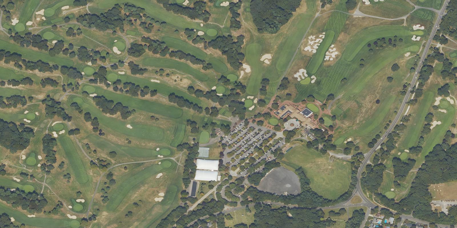 Satellite view of Bethpage Blue