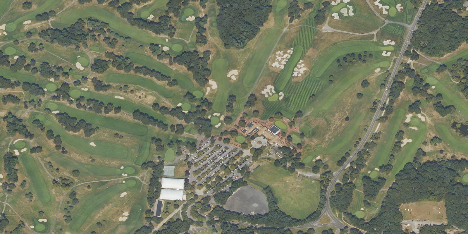 Satellite view of Bethpage Red