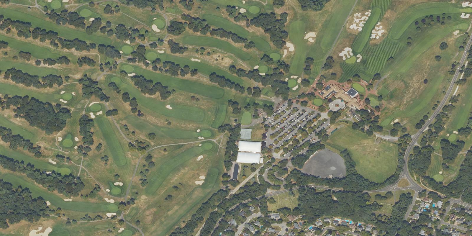 Satellite view of Bethpage Yellow