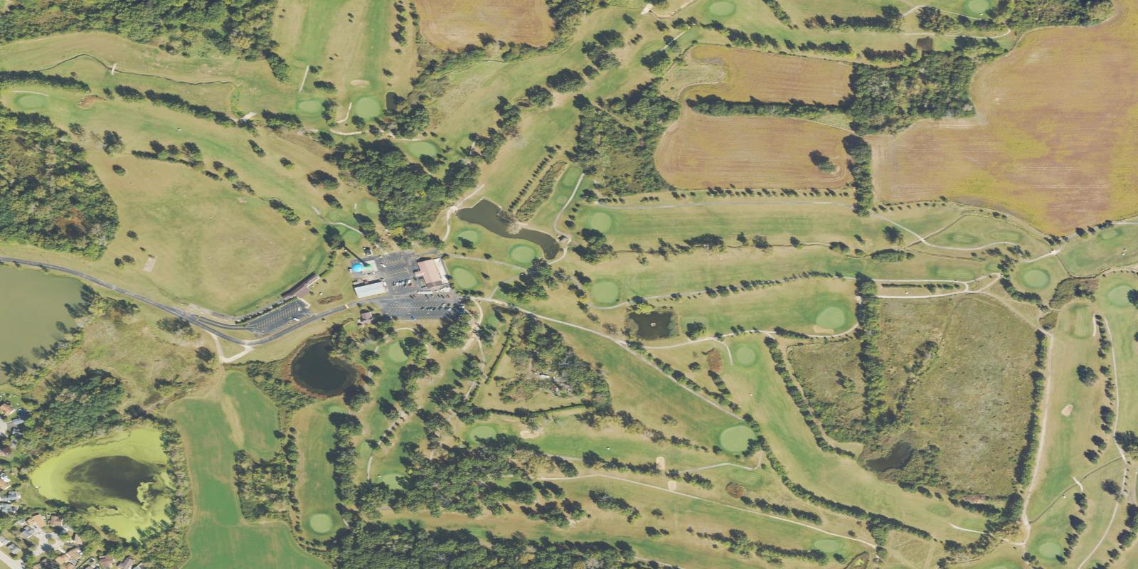 Satellite view of Big Oaks Golf Course