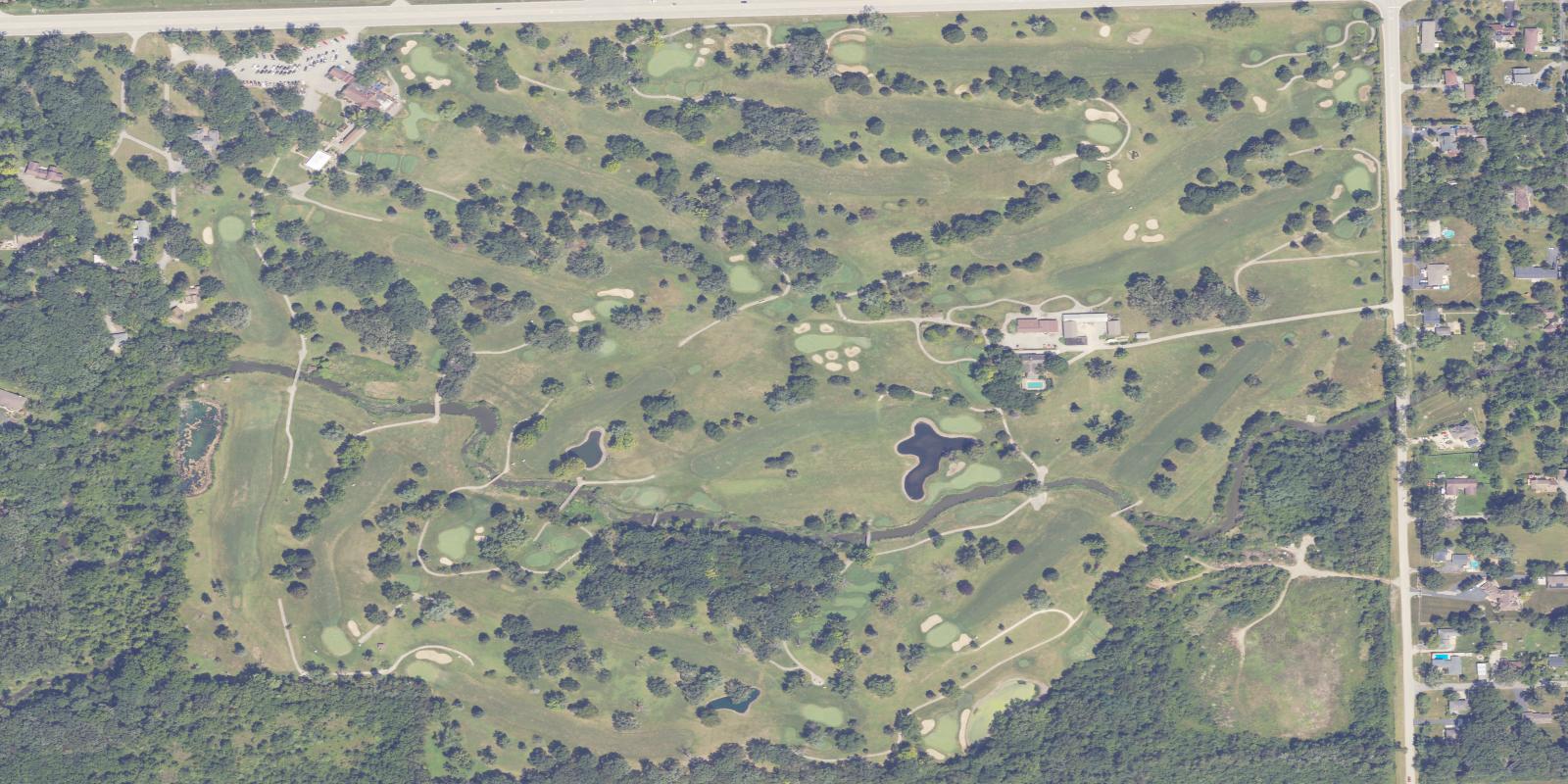 Satellite view of Big Run Golf Club