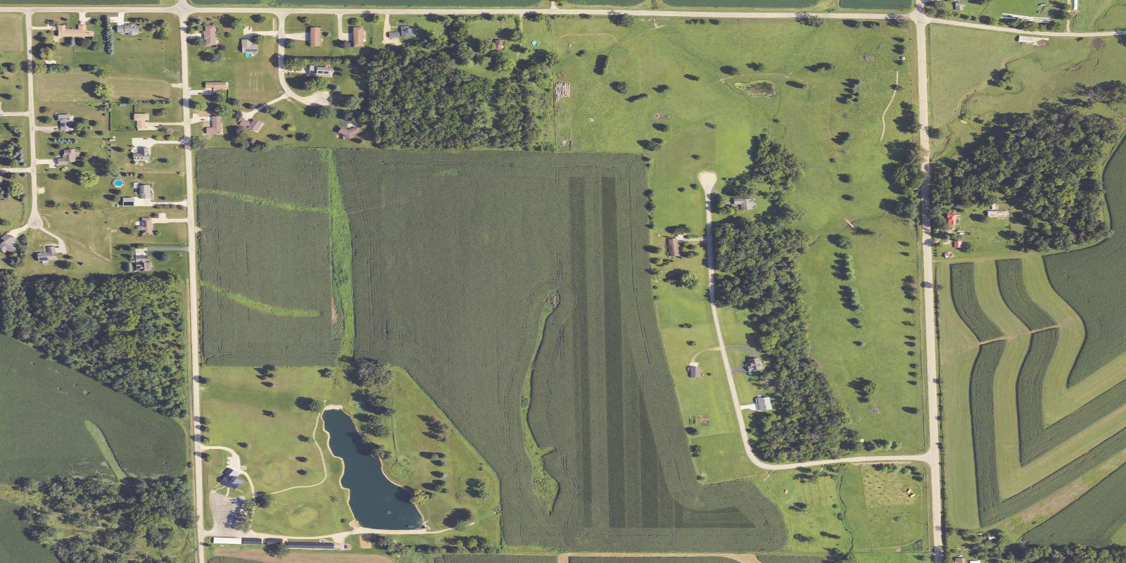 Satellite view of Black Hawk Run Golf Club