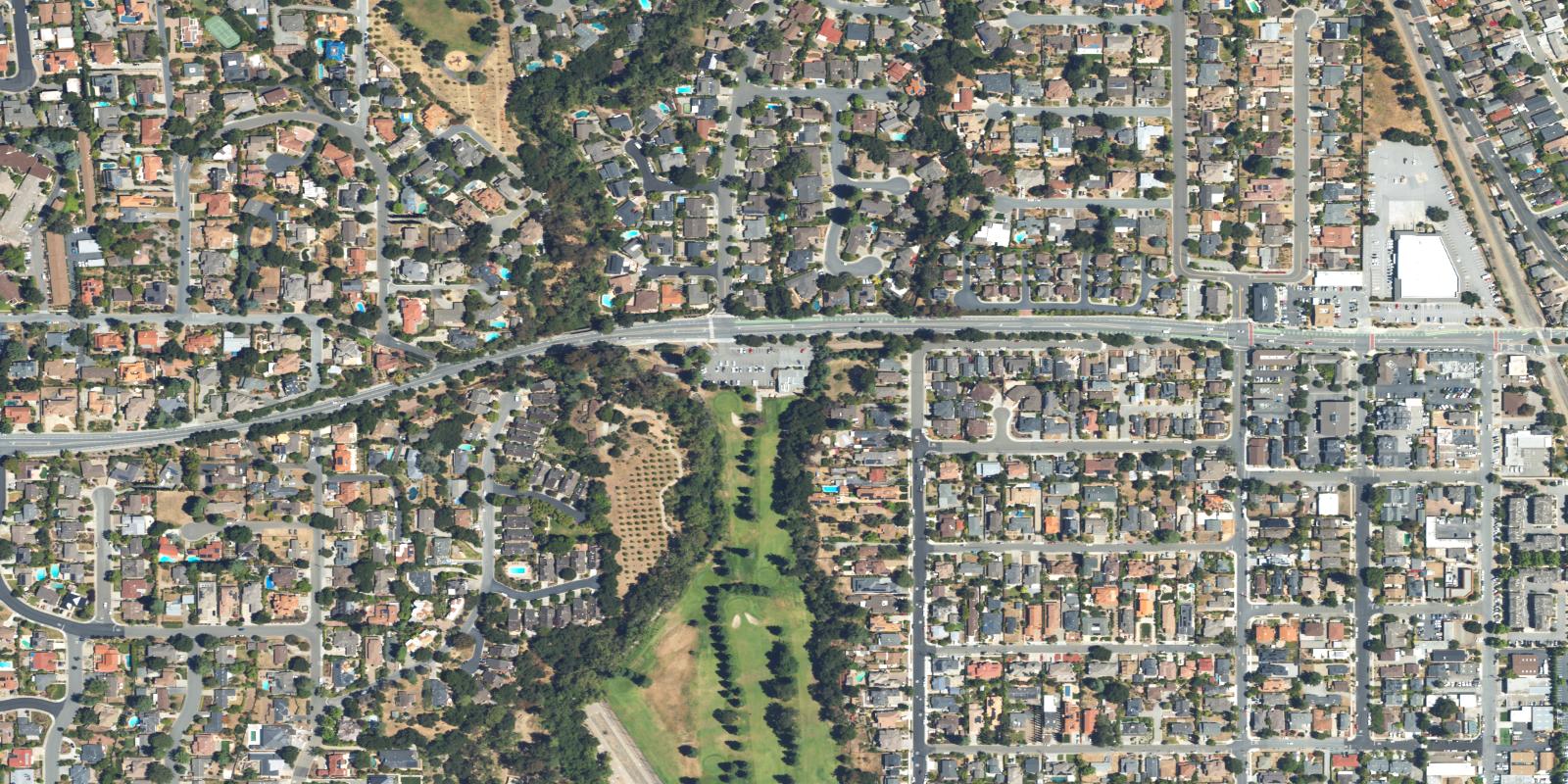Satellite view of Blackberry Farm Golf Course
