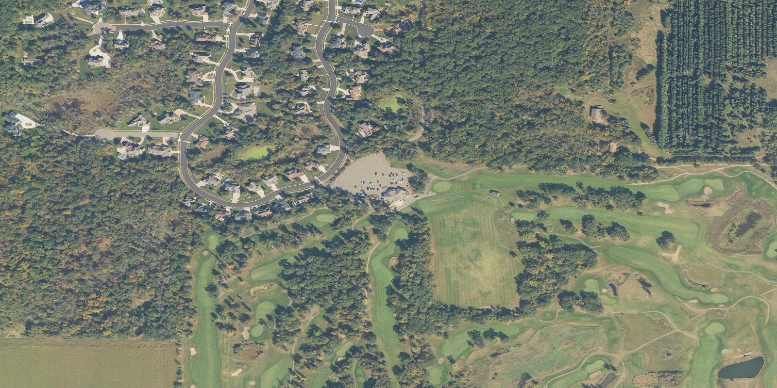 Satellite view of Blackberry Ridge Golf Club