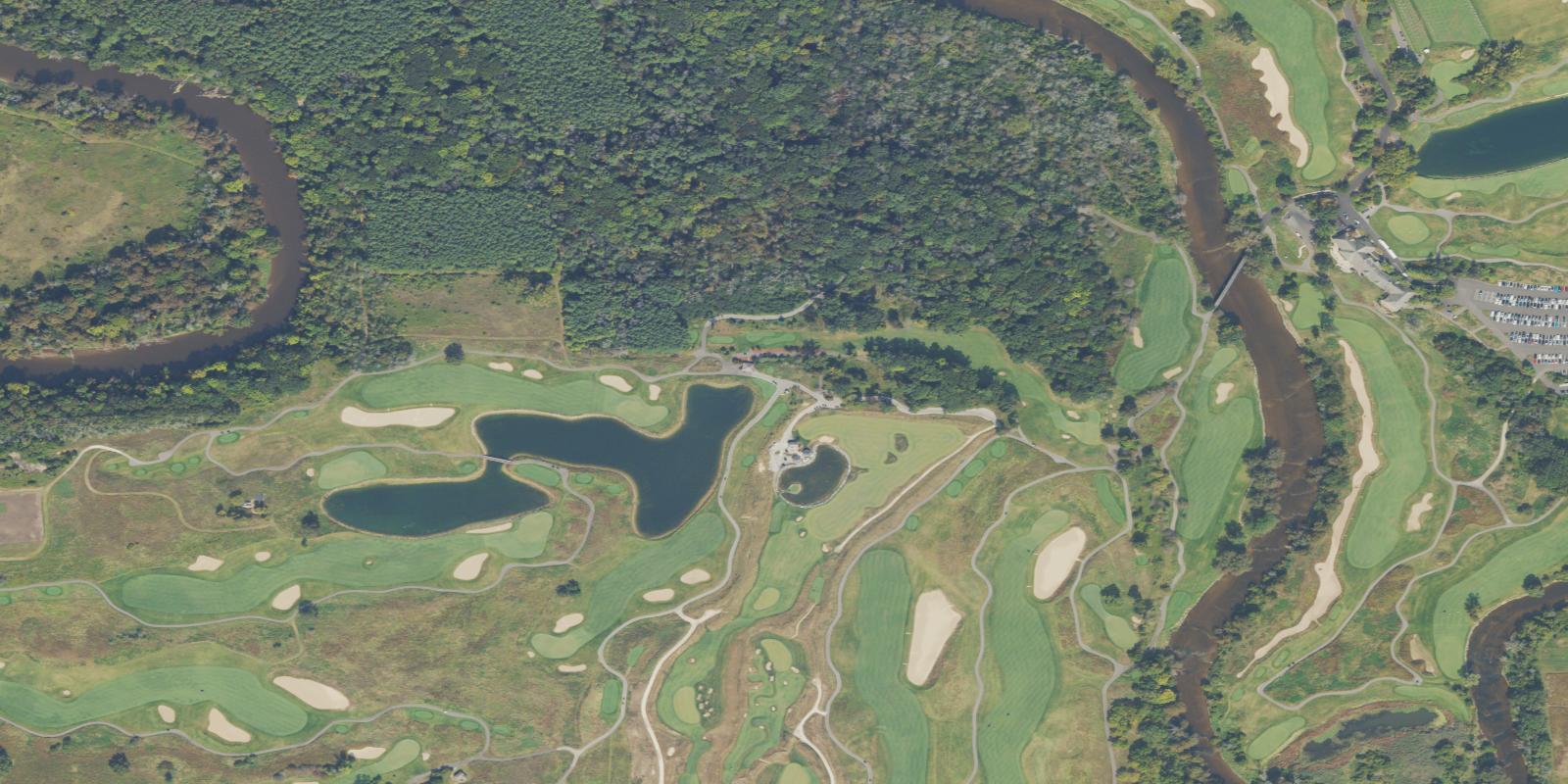 Satellite view of Blackwolf Run Golf Course - Meadow Valley Course