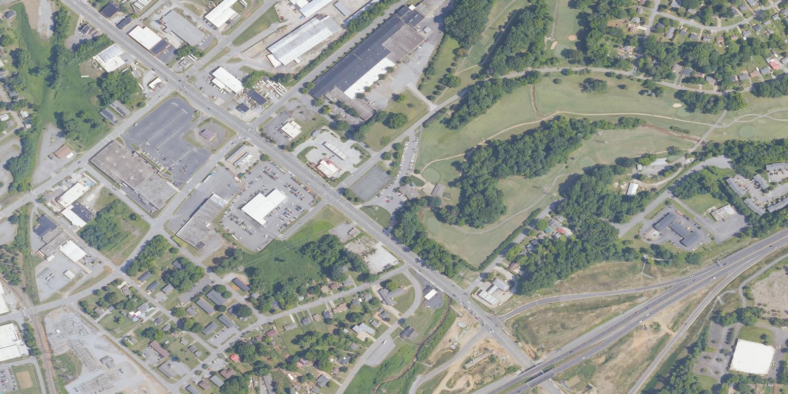Satellite view of Blair Park Golf Course