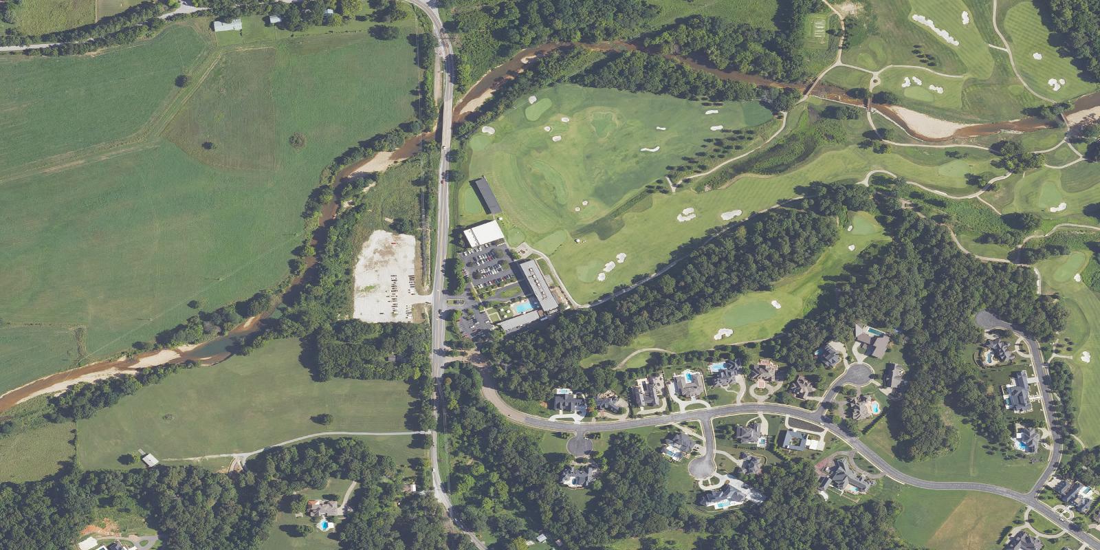 Satellite view of Blessings Golf Club