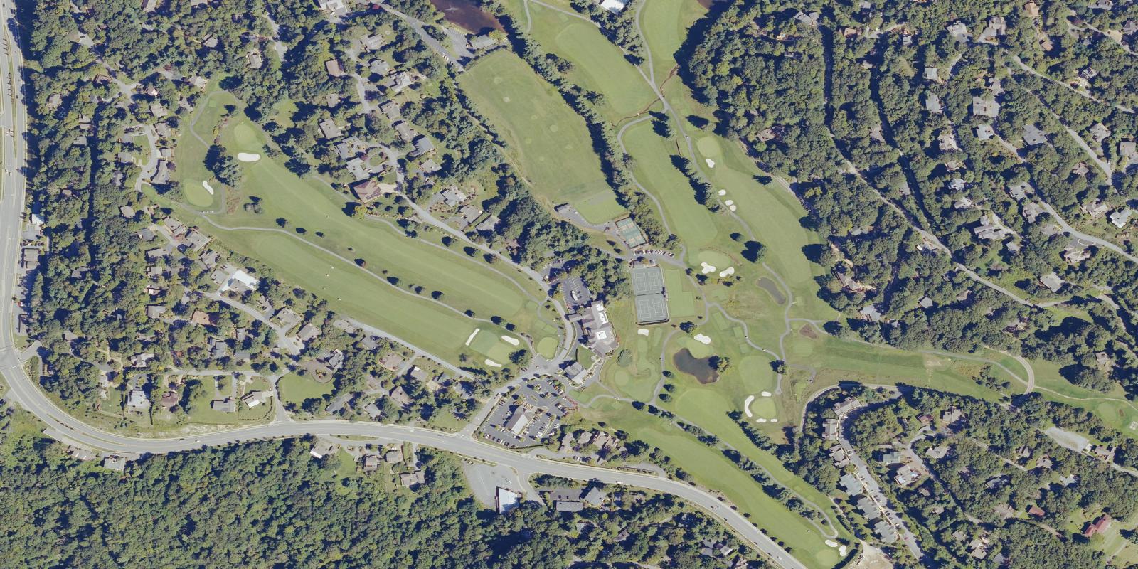 Satellite view of Blowing Rock Country Club