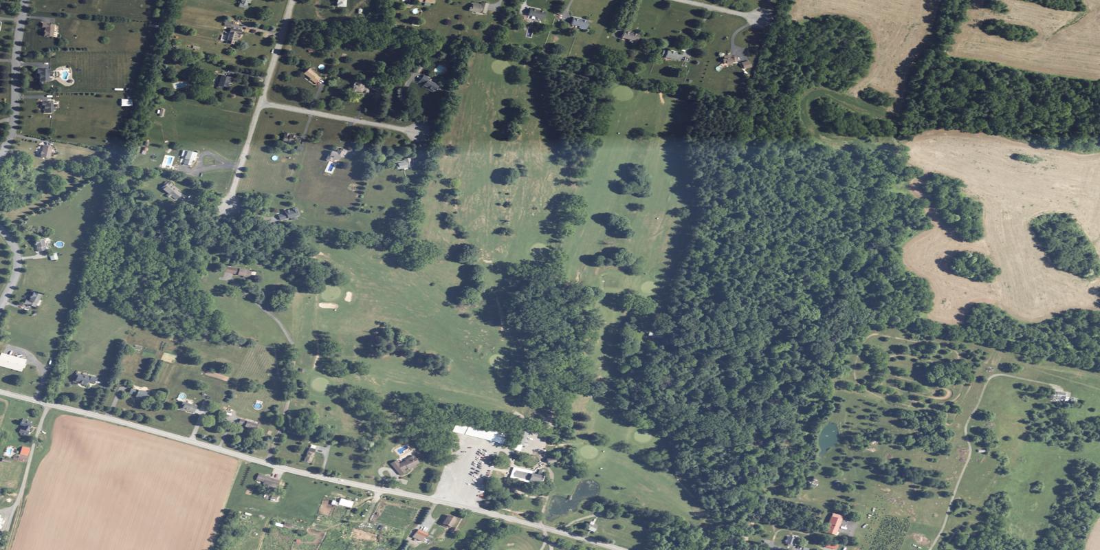 Satellite view of Blue At Arrowhead Golf Course