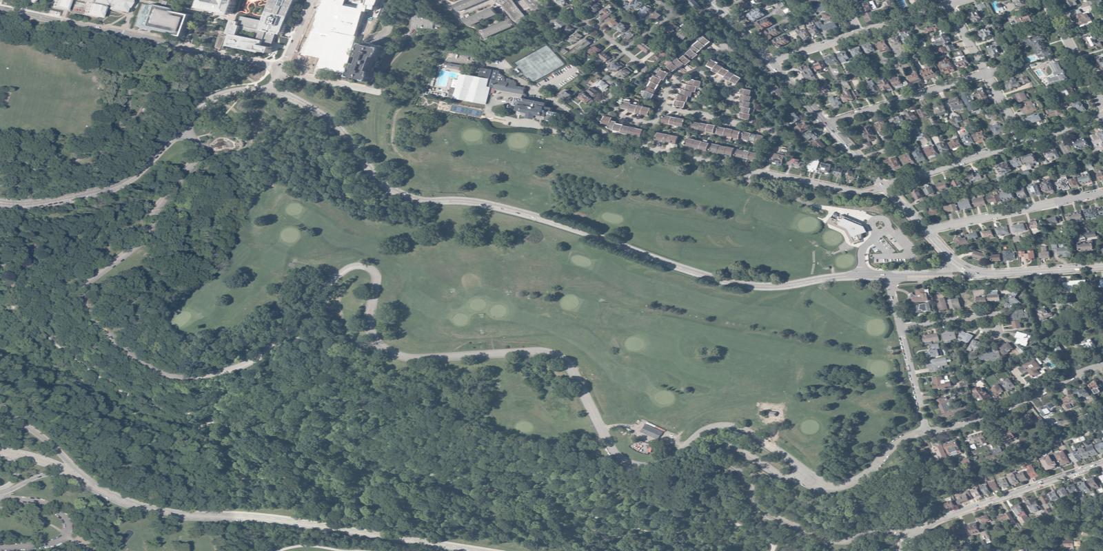 Satellite view of Bob O'Connor Golf Course
