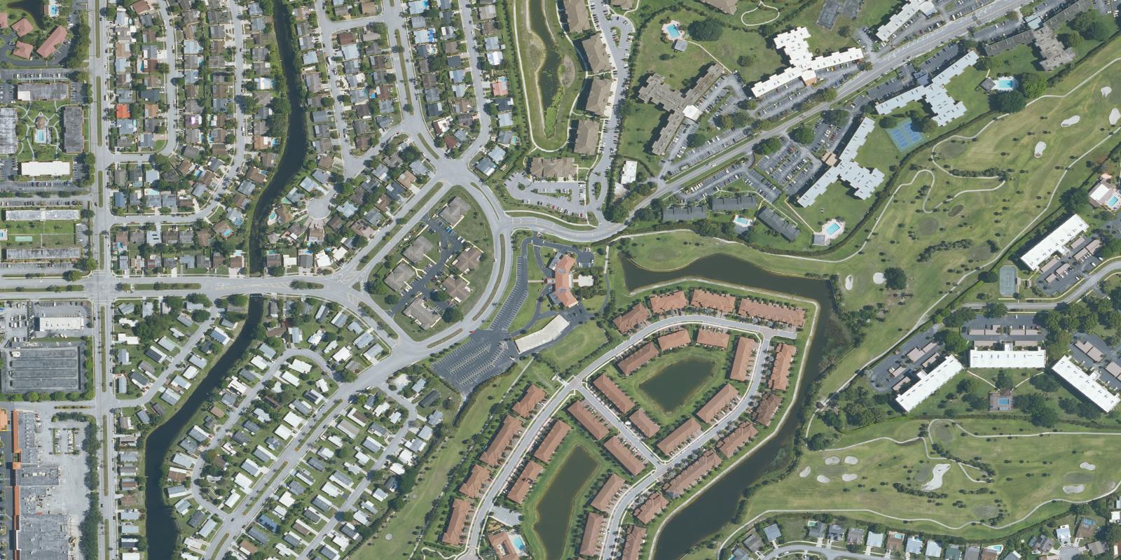 Satellite view of Boca Dunes Executive Golf Course