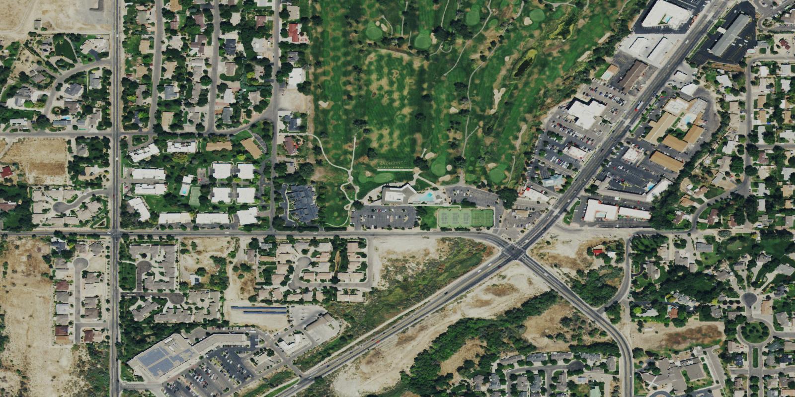 Satellite view of Bookcliff Country Club