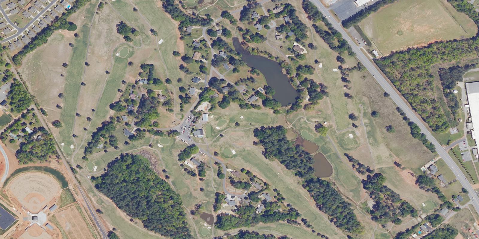 Satellite view of Boscobel Country Club