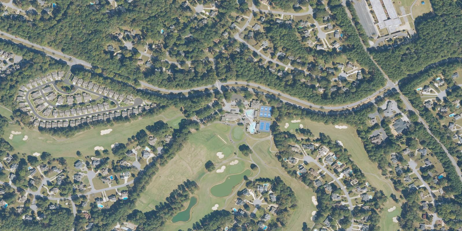 Satellite view of Braelinn Golf Club