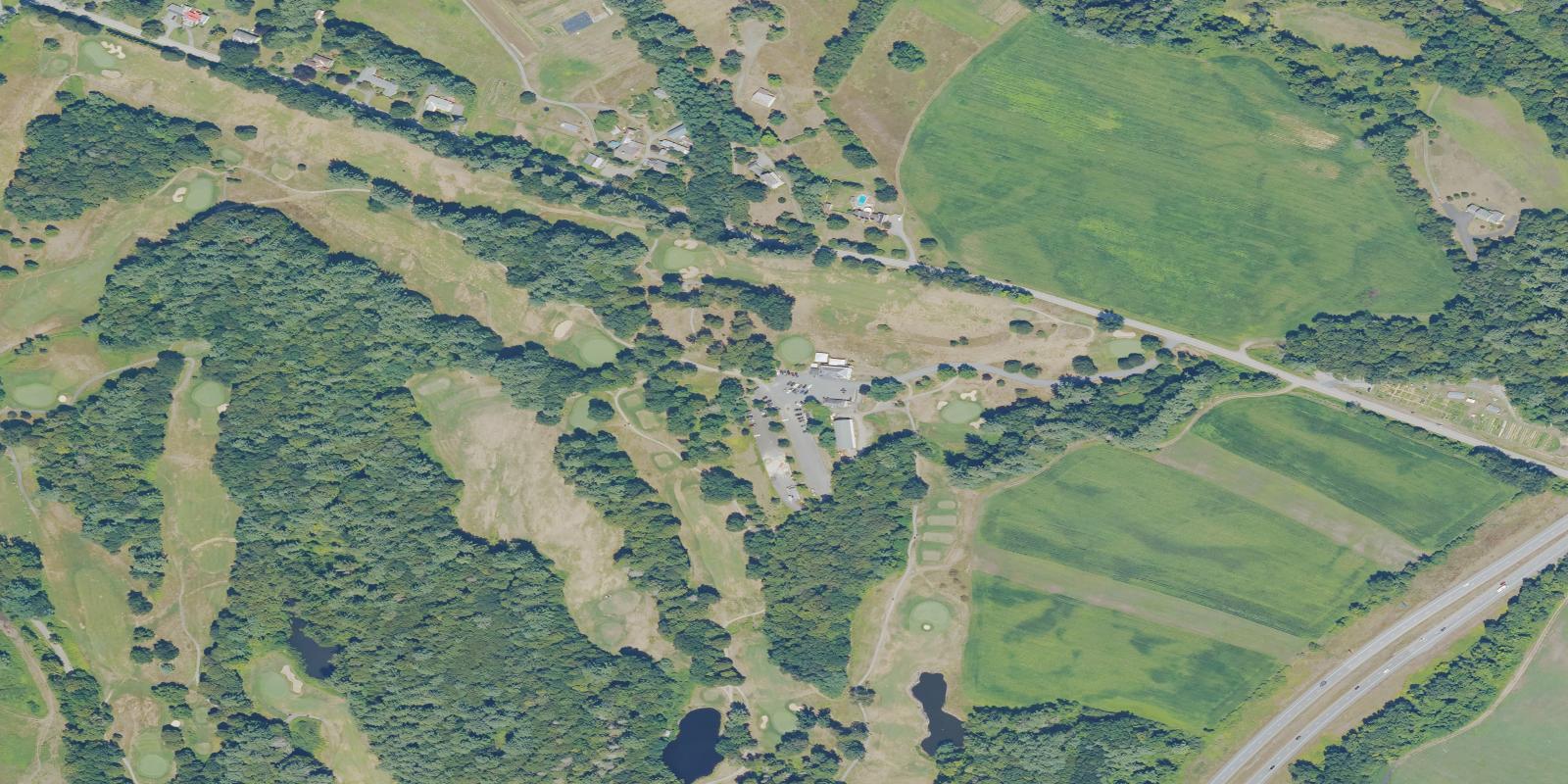 Satellite view of Brattleboro Country Club