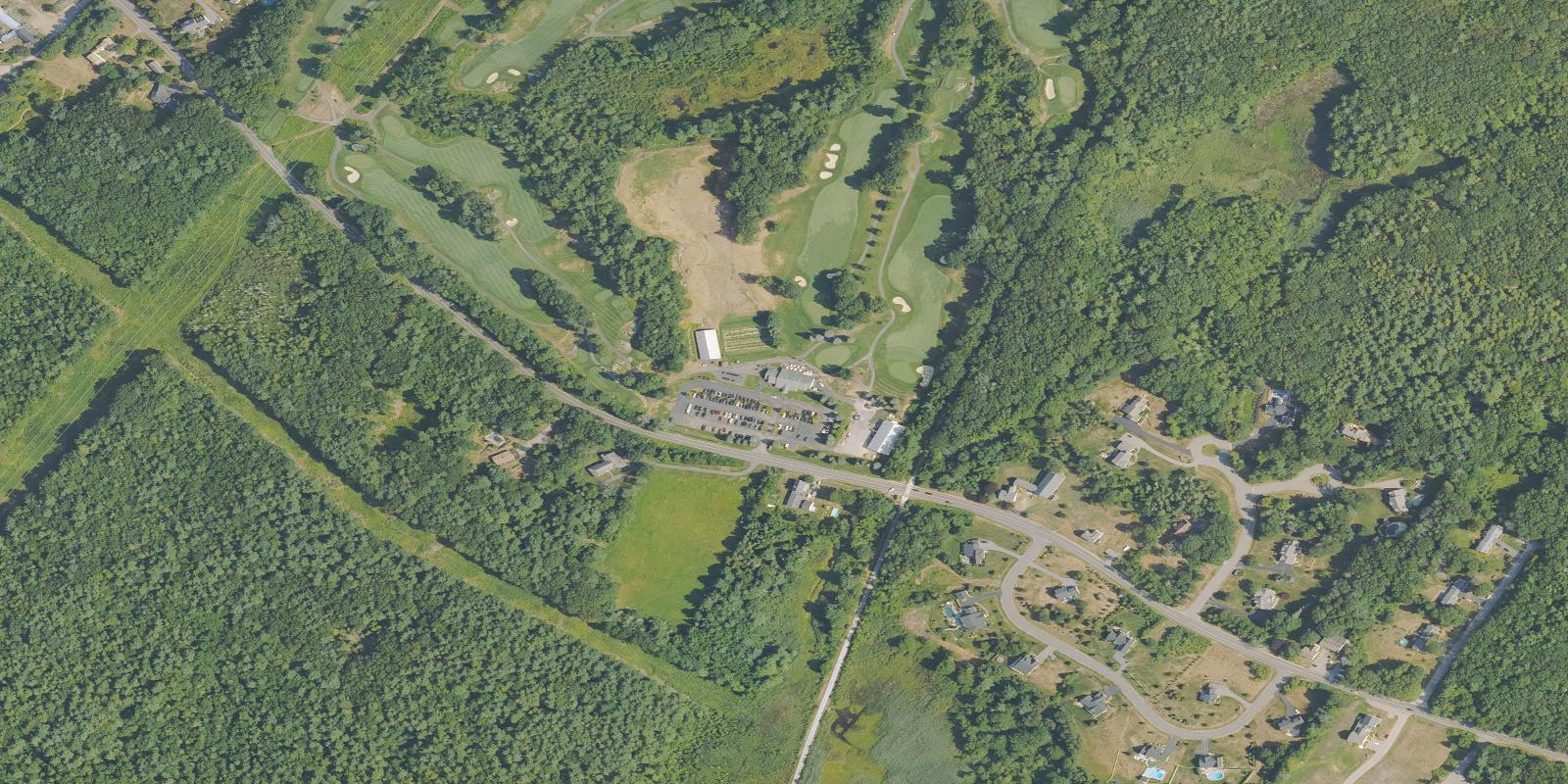 Satellite view of Breakfast Hill Golf Club