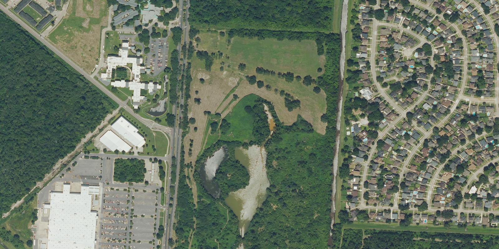 Satellite view of Brechtel Park Golf Course