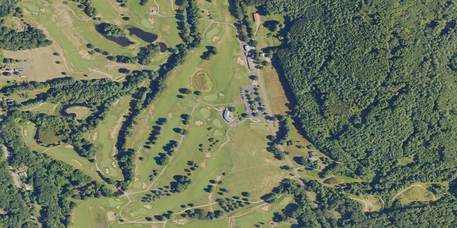 Satellite view of Bretwood Golf Course