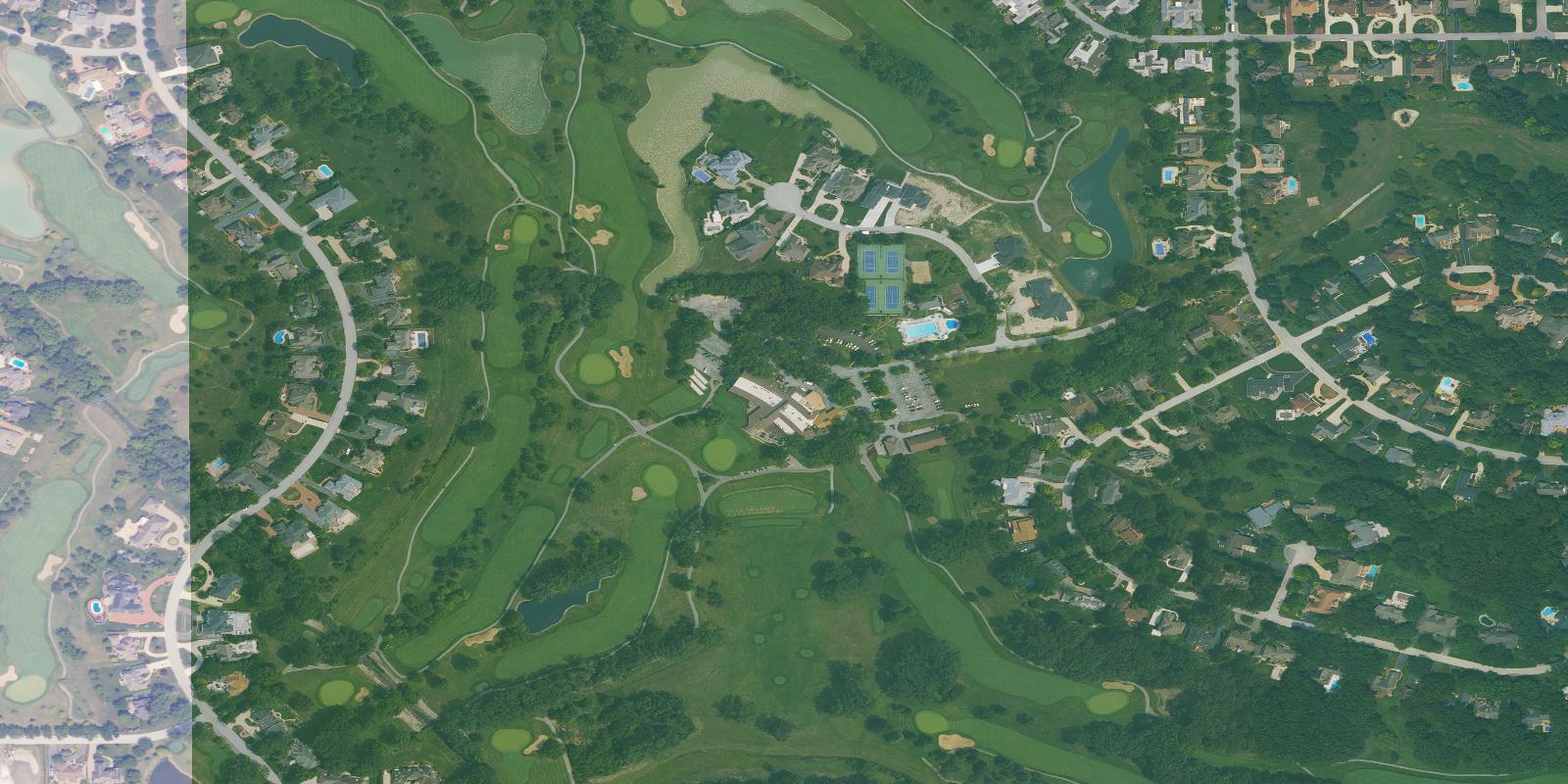 Satellite view of Briar Ridge Country Club