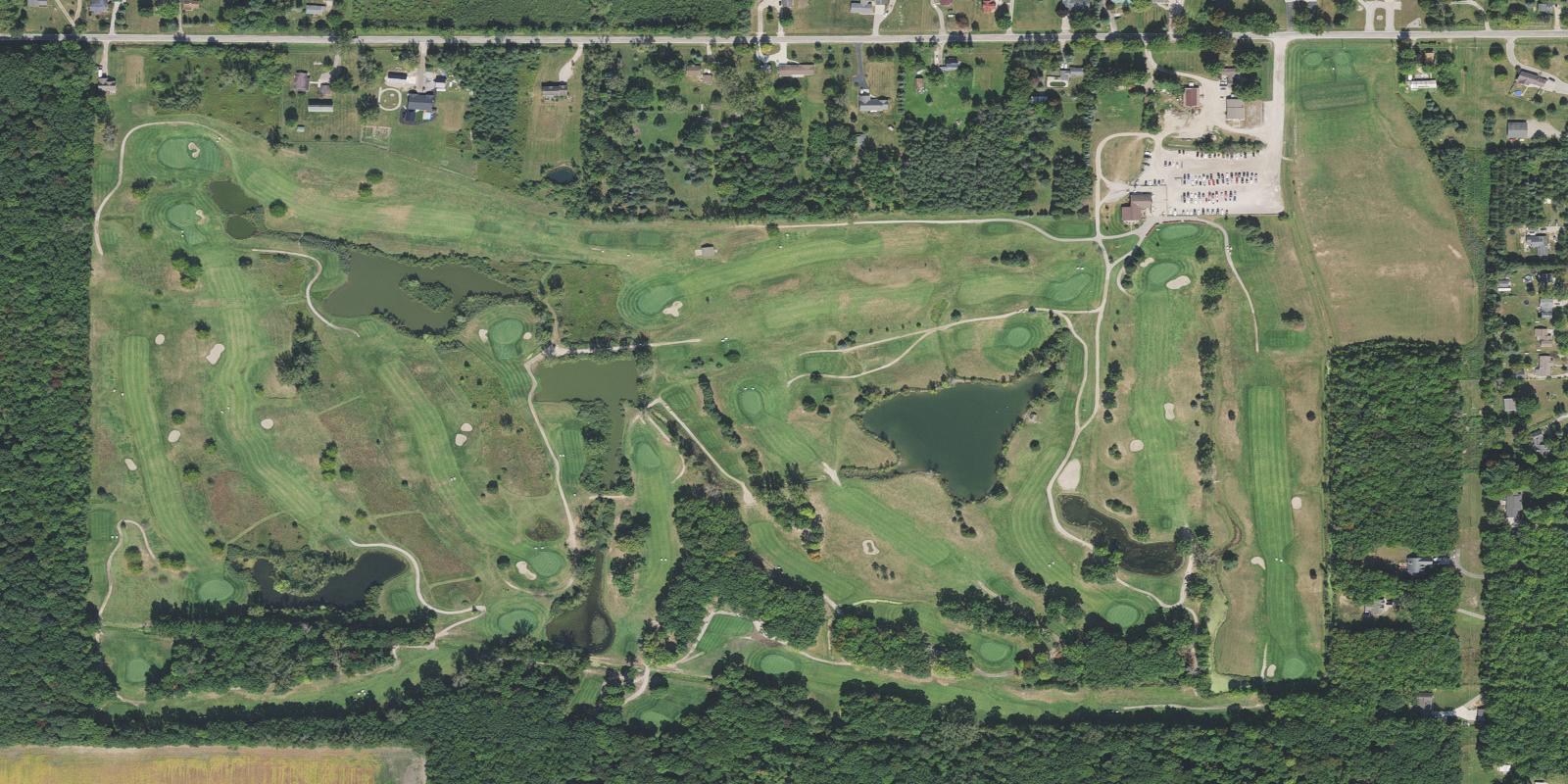 Satellite view of Briar Ridge Golf Course