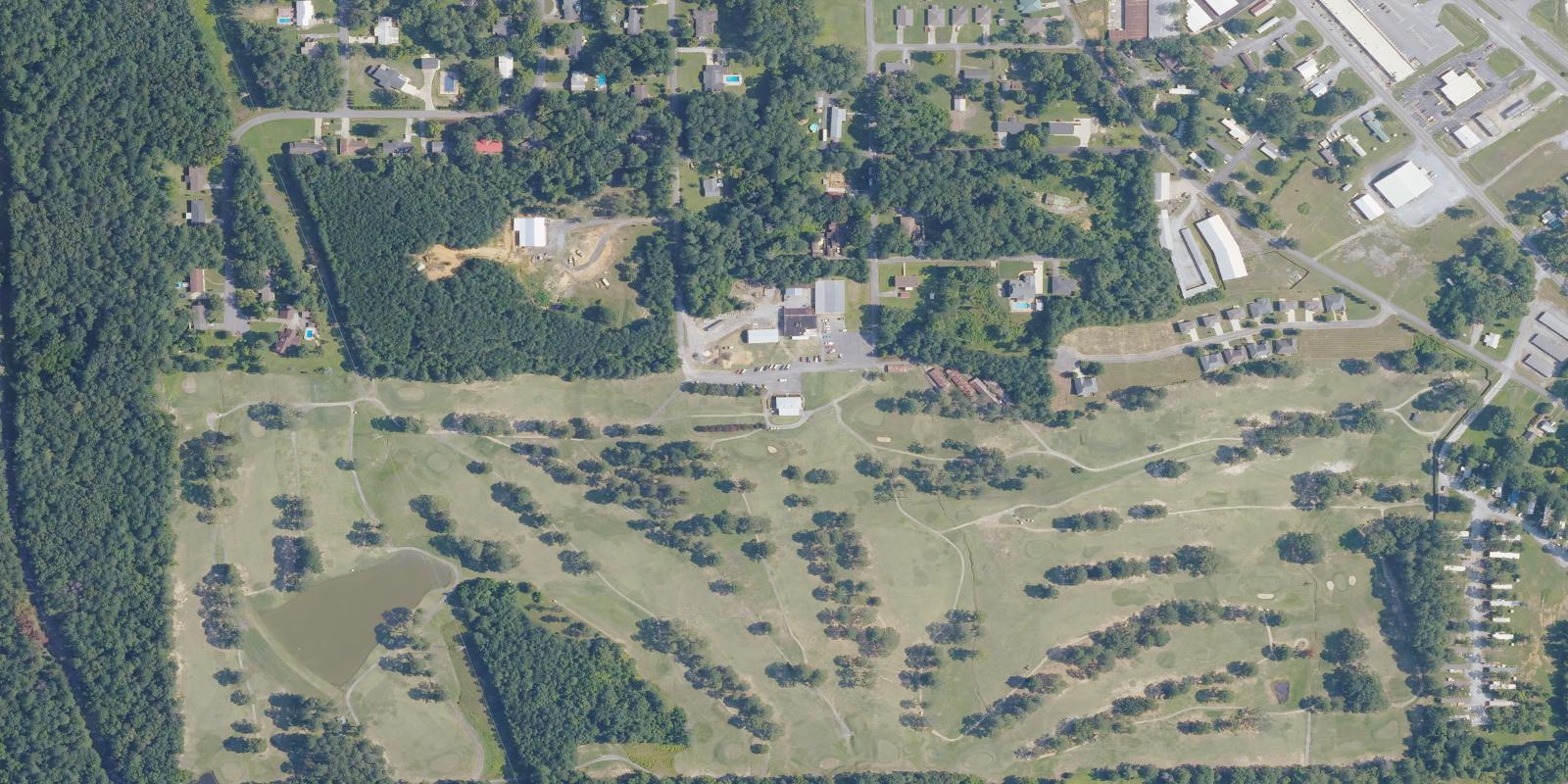 Satellite view of Briarmeade